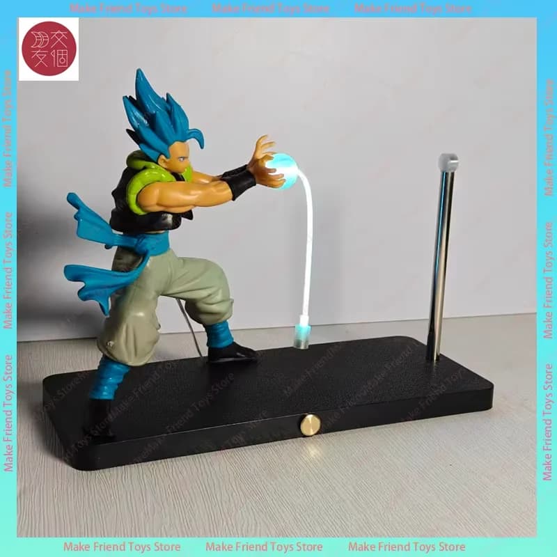Dragon Ball Son Goku Anime Luce notturna Touch Kamehameha Decorazione da scrivania magnetica Modello cool Regalo per bambola per ragazzi
