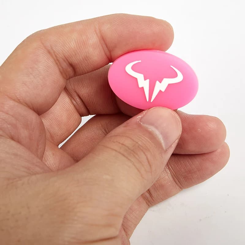 1pc racchetta da Tennis ammortizzatore ammortizzatori a vibrazione durevole Anti-vibrazione Silicone Cartoon Animal Bull Head Raqueta