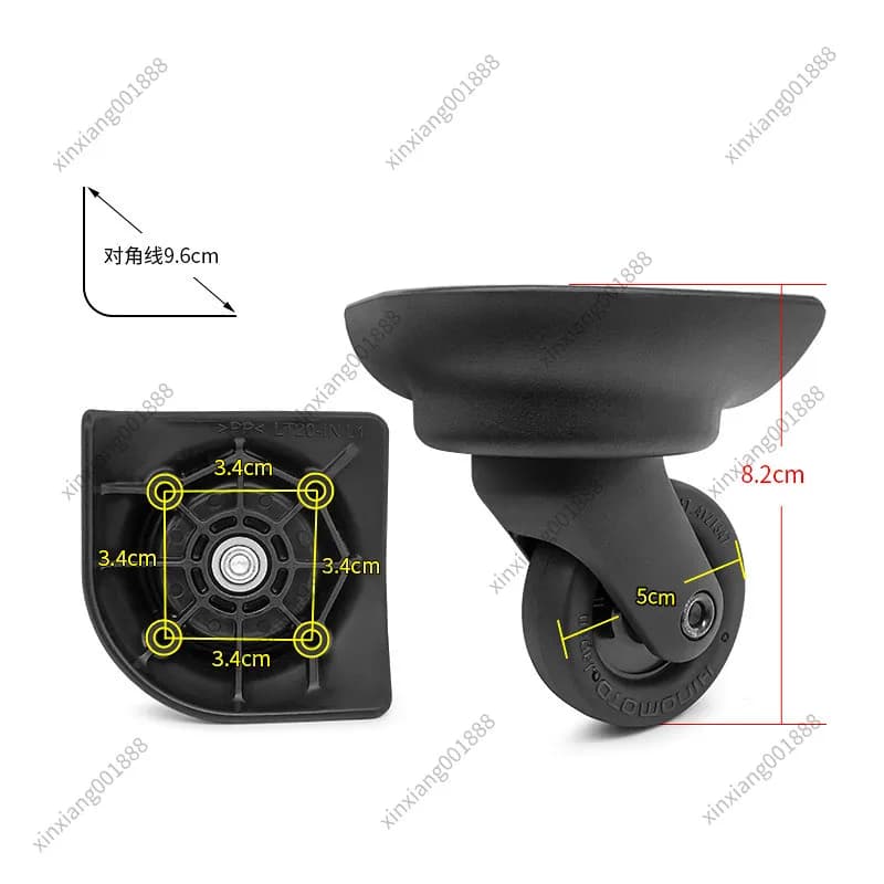 For Samsonite Luggage Replacement Wheels LT20-1N HINOMOTO Silent Spinner Caster Travel Bag Parts