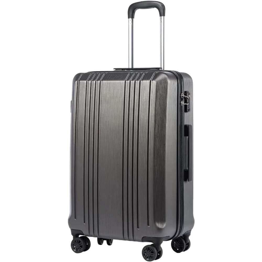 Durable Hardshell Luggage with TSA Lock and Spinner Wheels, 20in Carry-On