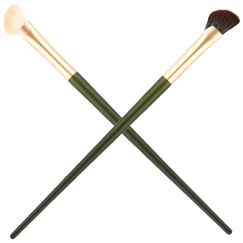 2 pennelli per ombreggiatura del naso, pennelli per contorno del naso, strumento per il trucco portatile e leggero, perfetto per le donne, per tutti i giorni, speciali.