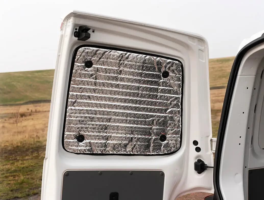 Tappetino Isolante Termico per Porte Posteriori Doppie VW T6 Transporter, Tenda Oscurante per Finestrini, Accessori Interni per Automobili