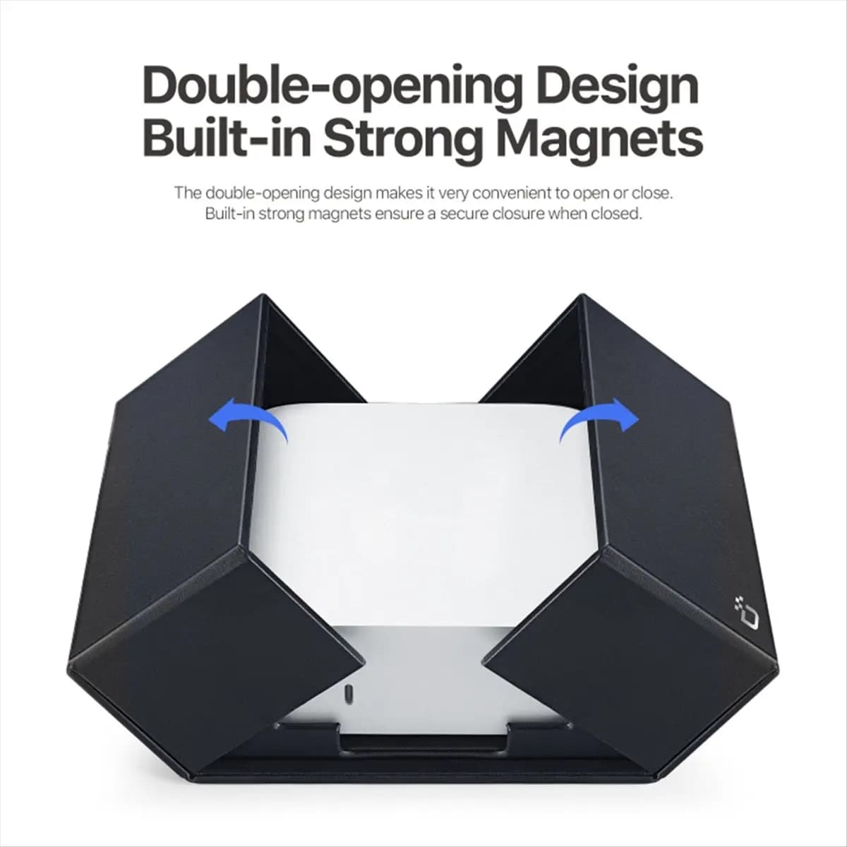 Vogue Supporto per laptop per Mac Mini 4 Pro Custodie di protezione per fotocamera principale Scatole di immagazzinaggio con supporto per attrazione magnetica