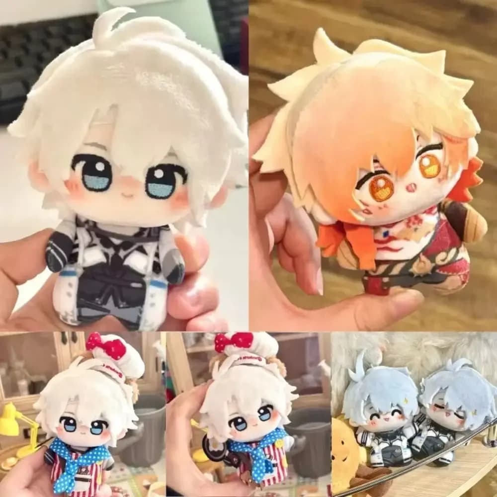 Anaxa Mydei Honkai: Star Rail Plush Game Anime Dress Up Honkai Cotton Doll Plush Keychain 10cm Honkai Stuffed Dolls Fans Gift