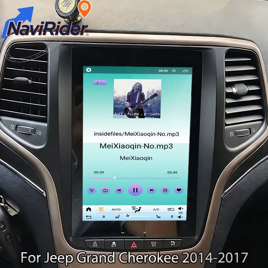 10.4inch Android For Jeep Grand Cherokee 2014-2017 Car Multimedia Video Player Auto Radio Stereo GPS Navigation Wireless Carplay