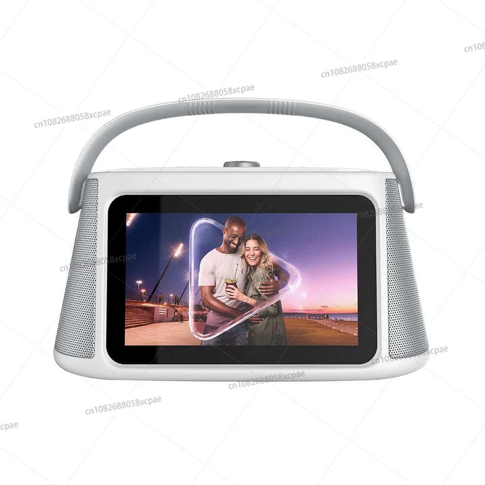 Macchina per karaoke professionale intelligente P10 con schermo e altoparlante da 2 * 4 pollici, supporta la connessione WiFi, adotta il sistema Android.