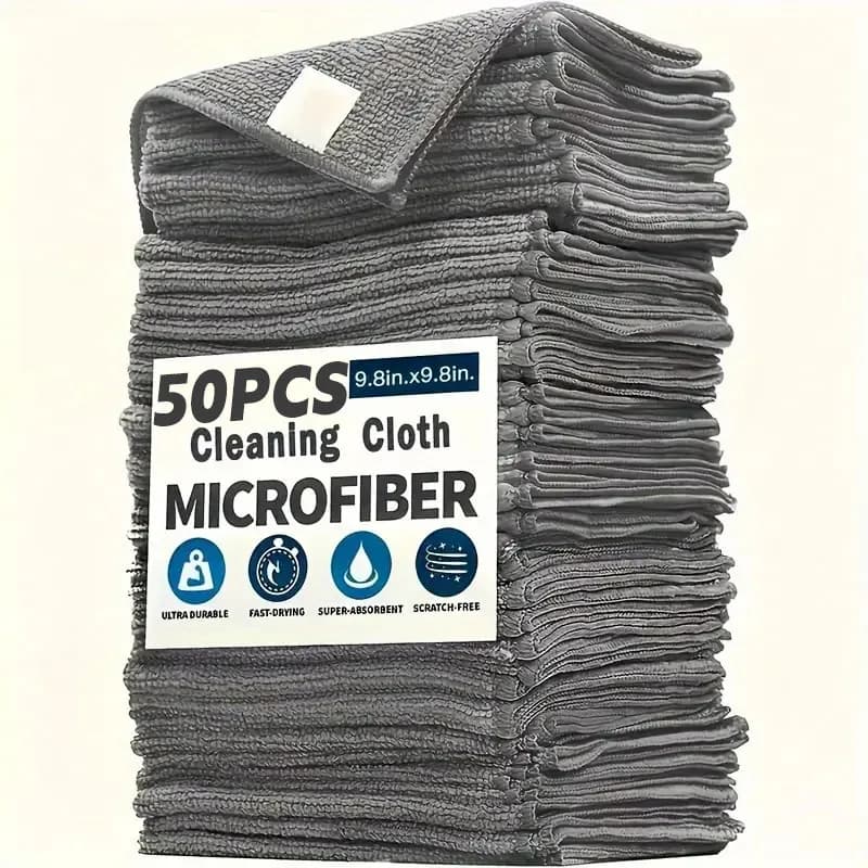 Microfiber Cleaning Panels Thickened Microfiber Cleaning Panels Microfiber Cleaning Panels Without Footwear Towels for Reusable Cleaning Absorbers for Car Window