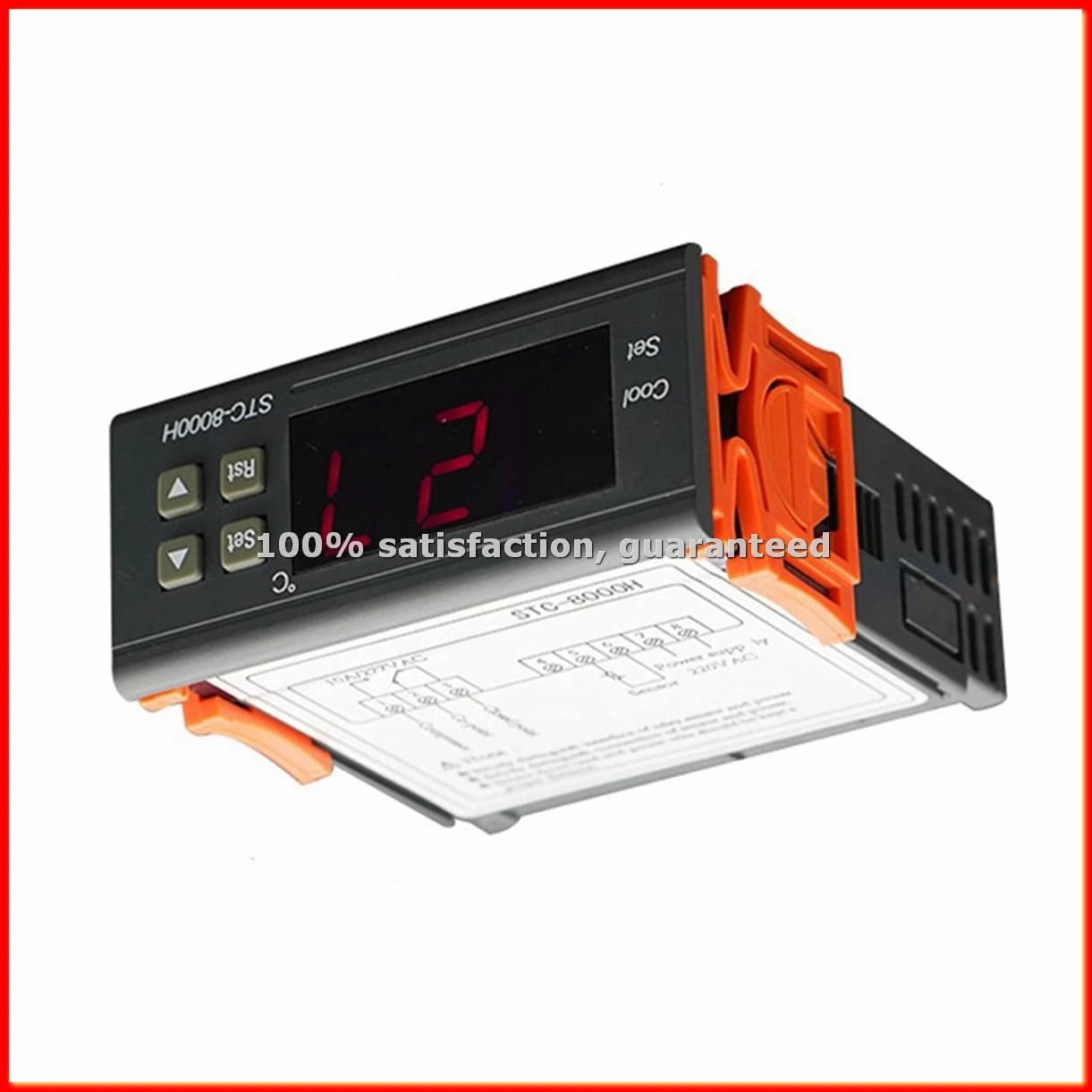 Termostato STC-8000H per Macchina per Frutti di Mare, Controllo Temperatura Armadio Frigorifero, Raffreddamento Singolo con Allarme 110V-A13G