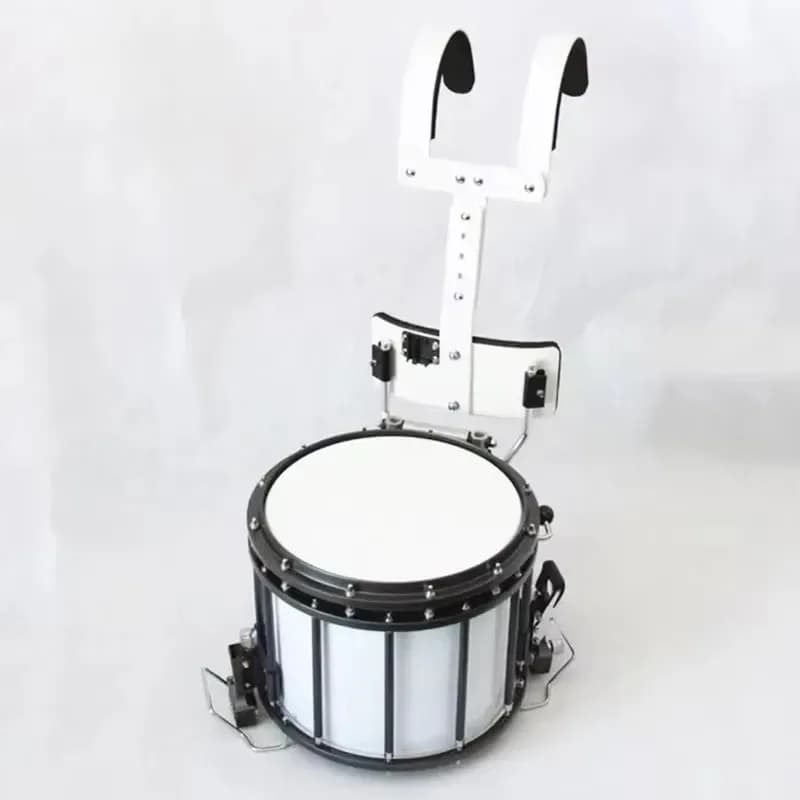 Professional Stand Up Marching Drum Percussion Set with Padded Box