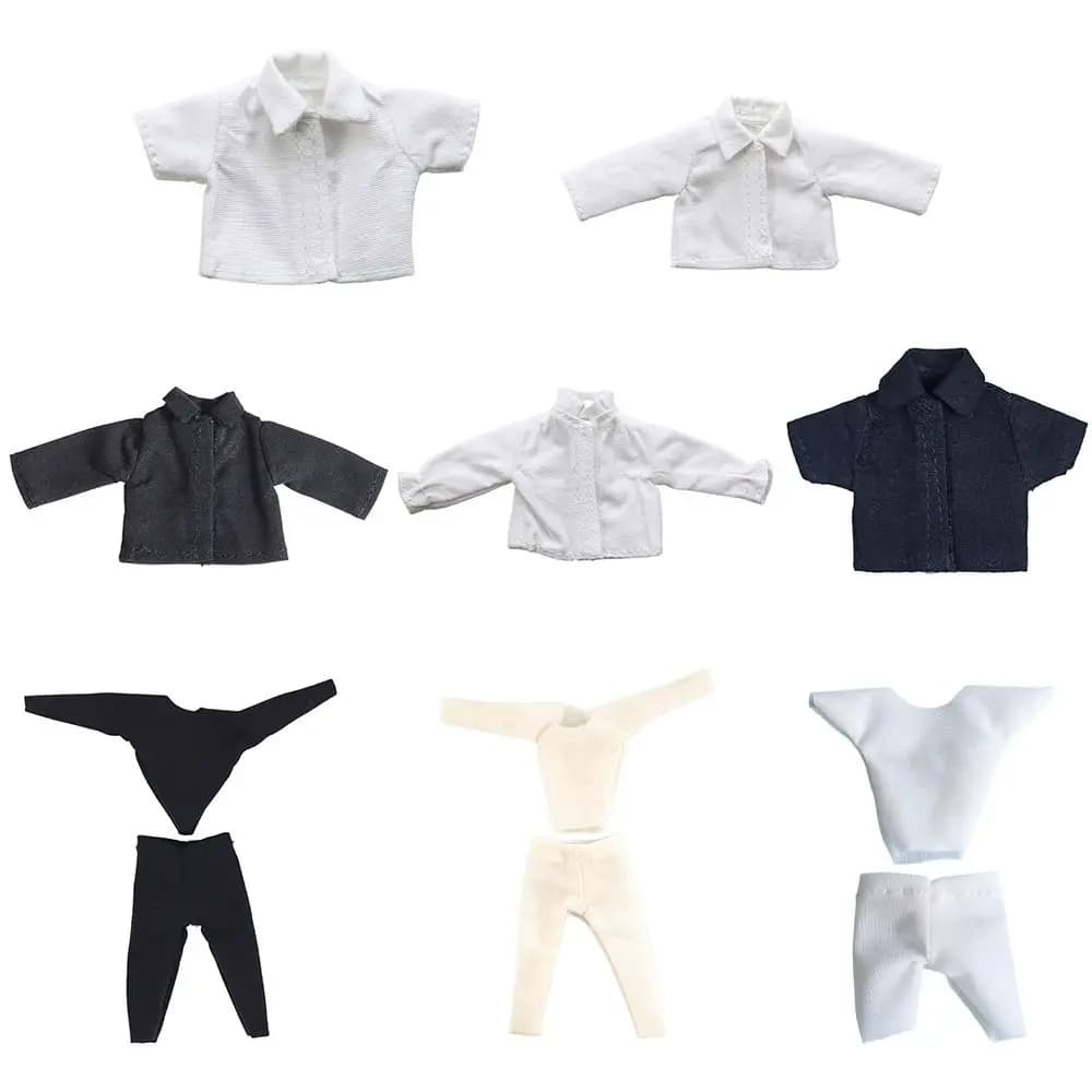 Ob11 vestiti per bambole camicia bianca abbigliamento Casual t-Shirt top Leggings per bambole 1/12Bjd accessori Obitsu11 vestiti giocattoli per bambini