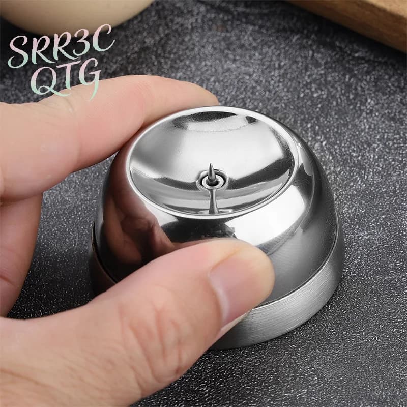 8Styles Hot Sale Egg Piercer For Eggs Stainless Steel Needle Egg Punch Stainless Steel Needle Eggs Hole Puncher For Easy Peeling