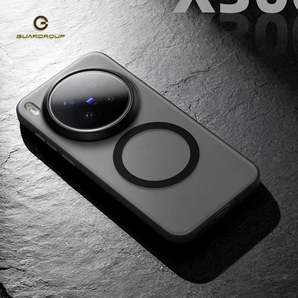 Custodia protettiva antiurto magnetica premium per Vivo X300 X200 Pro Mini X100 Ultra, cover morbida opaca trasparente per Magsafe