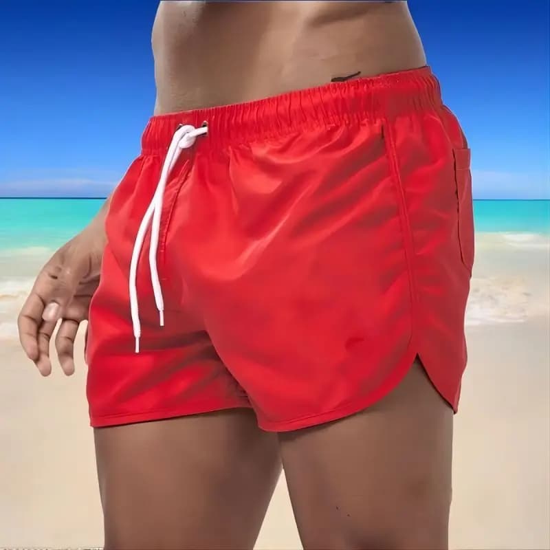 Shorts For Mens 2026 Summer Men's Swimwear Shorts Brand Beachwear Sexy Swim Trunks Men Swimsuits Low Waist Breathable Beach Wear