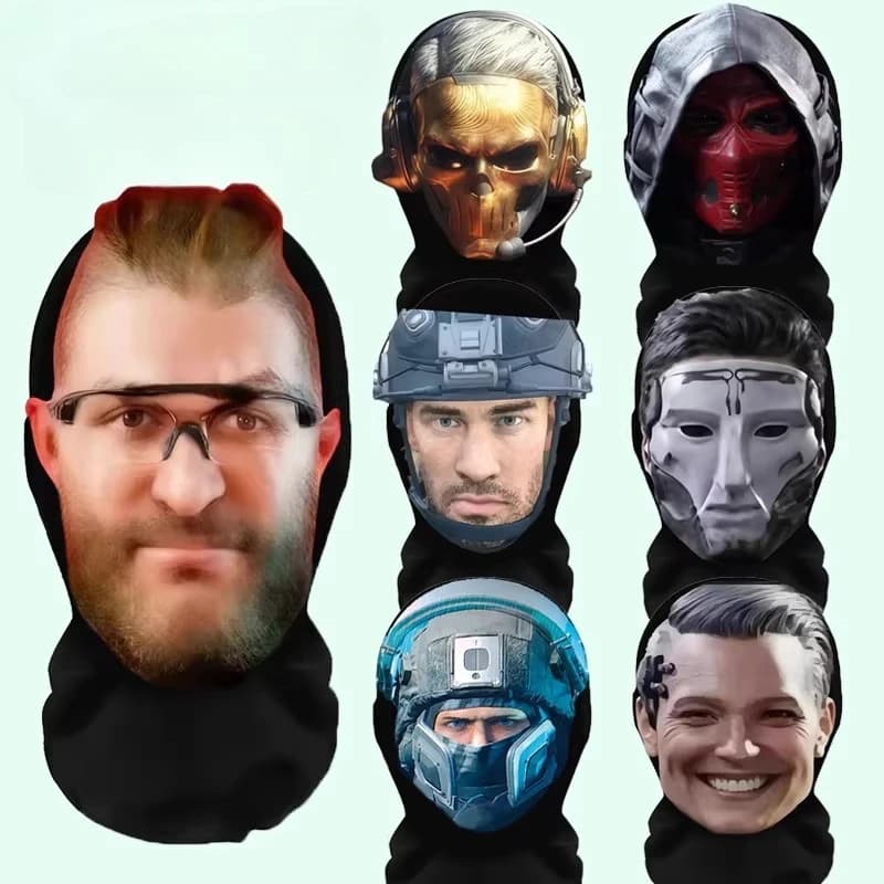 Copricapo in rete traspirante e lavabile per cosplay di giochi e-sport, accessori di gioco, abiti da gita per feste, oggetti di scena in streaming live