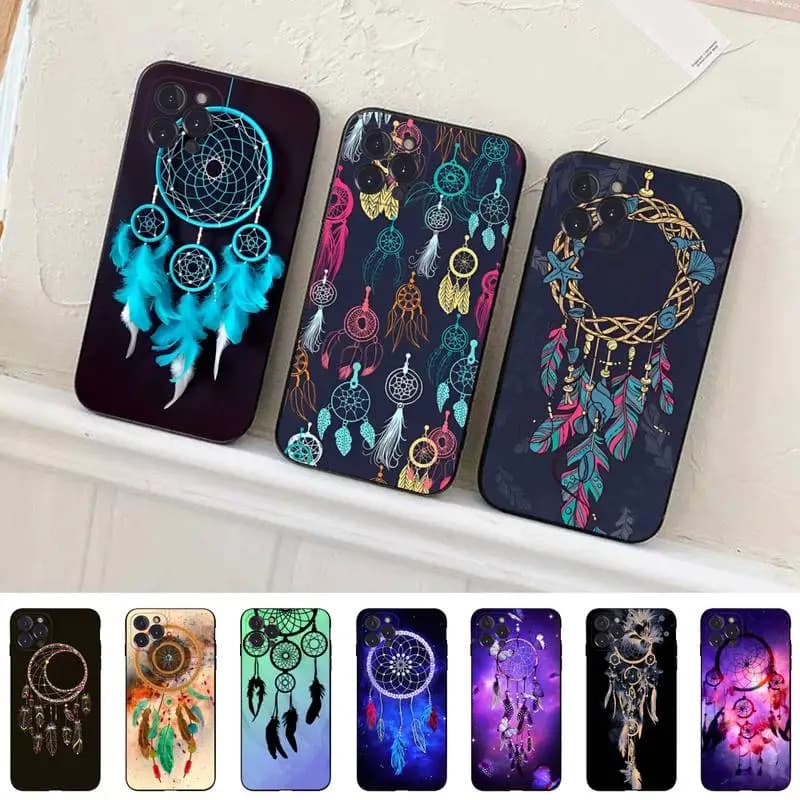Dreamcatcher Phone Case For iPhone 14 11 12 13 Mini Pro Max 8 7 6 6S Plus X SE 2020 XR XS Funda Case