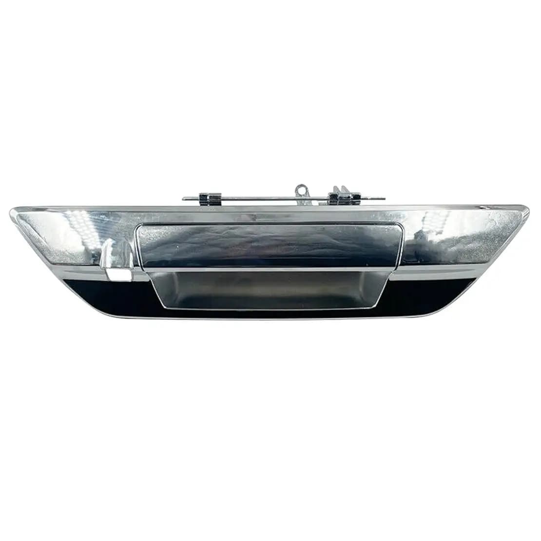 Chrome Tailgate Trunk Rear Door Handle Open Catcher with Camera Hole Fit for Toyota Hilux Revo 2015-2019
