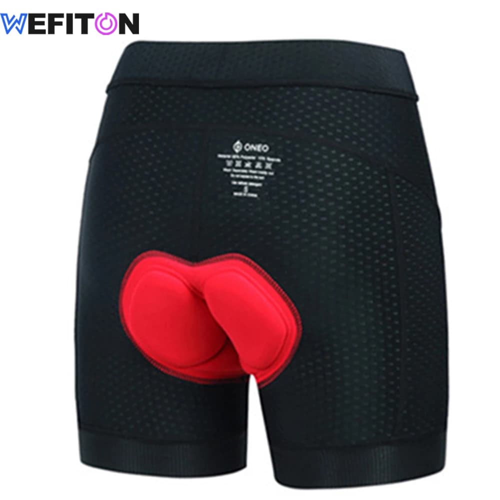 WEFITON 1 Piece Cycling for Men, 4D Padded Shorts, MTB Shorts with Anti-slip Grip, Bike Sports Breathable