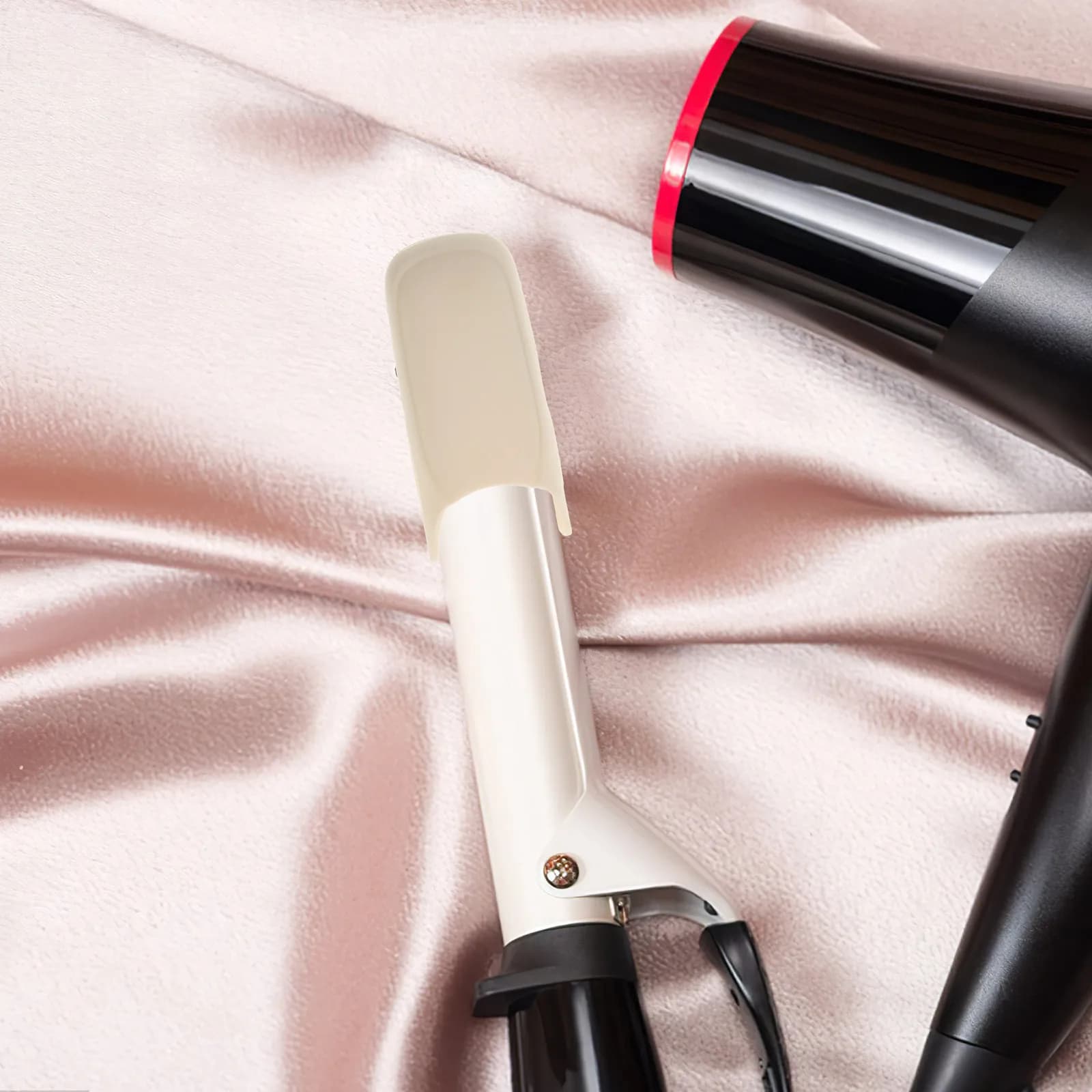 Cover for Iron Handle Silicone Hair Harnesses Heat Resistant with Non-slip Texture for Hair, Plate and Bacchetta Tools, Domestic and Professional Use