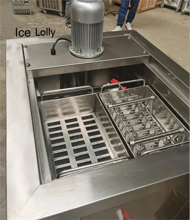 Stampo per ghiaccioli da 40 pezzi in acciaio inossidabile per macchina per ghiaccioli, stampo per gelato fai da te a forma di frutta con supporto per bastoncini