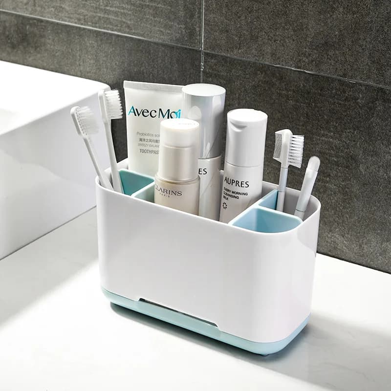 Bathroom Toothbrush holders Toiletries Table for cosmetics Plastic electric toothbrush holder Organizer
