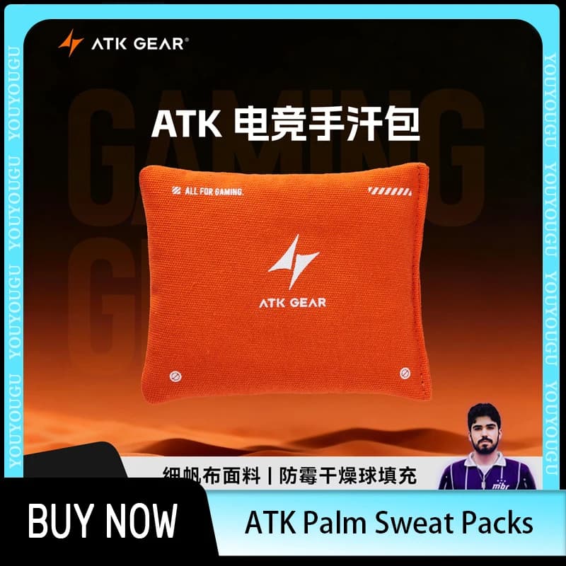 ATK Esports Palm Sweat Packs: Accessori Antiscivolo Assorbenti per il Sudore, Ideali per Gamer di Giochi FPS (VALORANT, CS:GO) - Regali