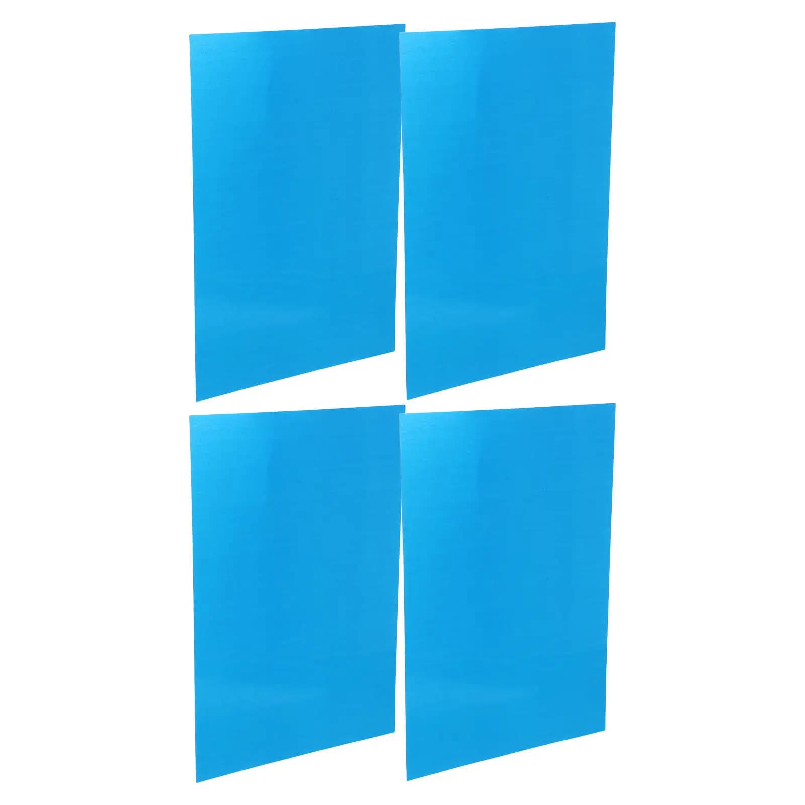 4Pcs Anodized Laser Engraving Aluminum Sheets Blue 0.2mm Thin Metal Plates for DIY Crafting Decorative Sign Making Plaques