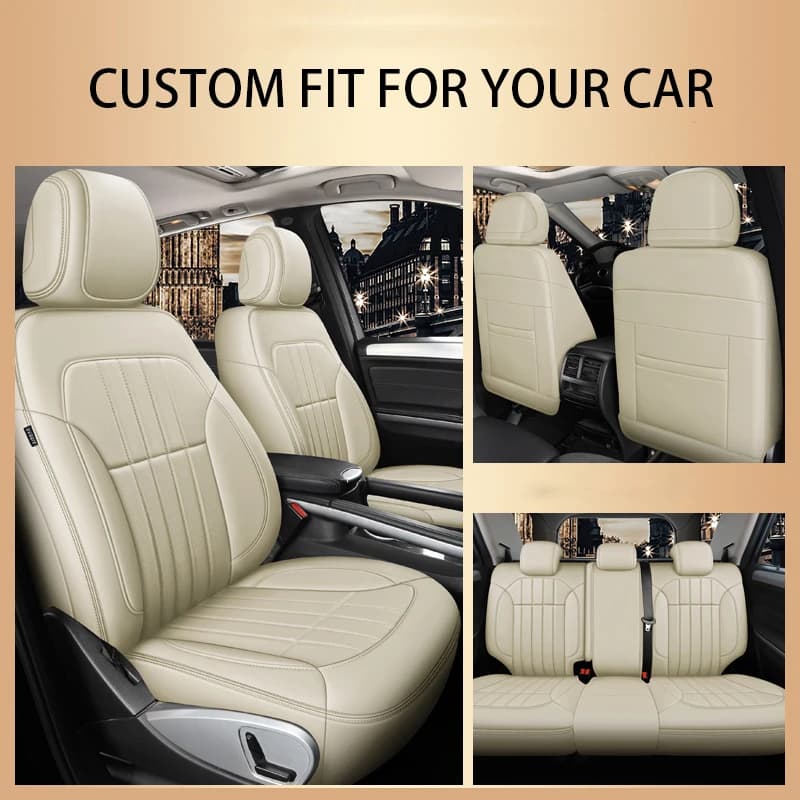 Customized PU Leather Car Seat Covers for BMW E60 i3 ix3 i5 F30 E46 E30 X1 F48 E84 E91 F31 E92 Luxury Car Interior Accessories