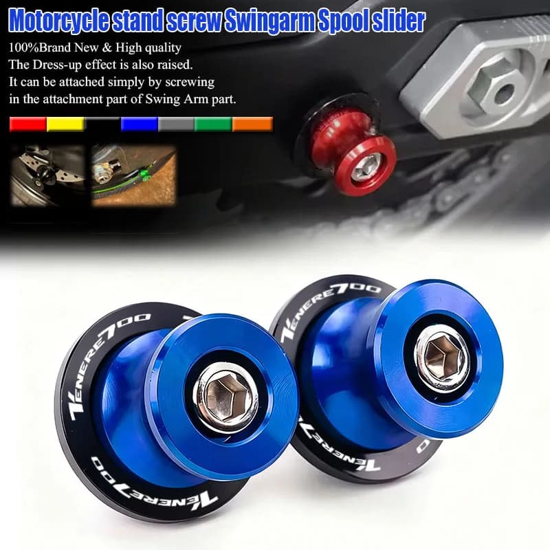 TENERE700 Bobine Salva Forcella per Yamaha TENERE 700 Tenere700 2019 2020 2021 2022 Moto 6MM Viti Supporto Forcella LOGO