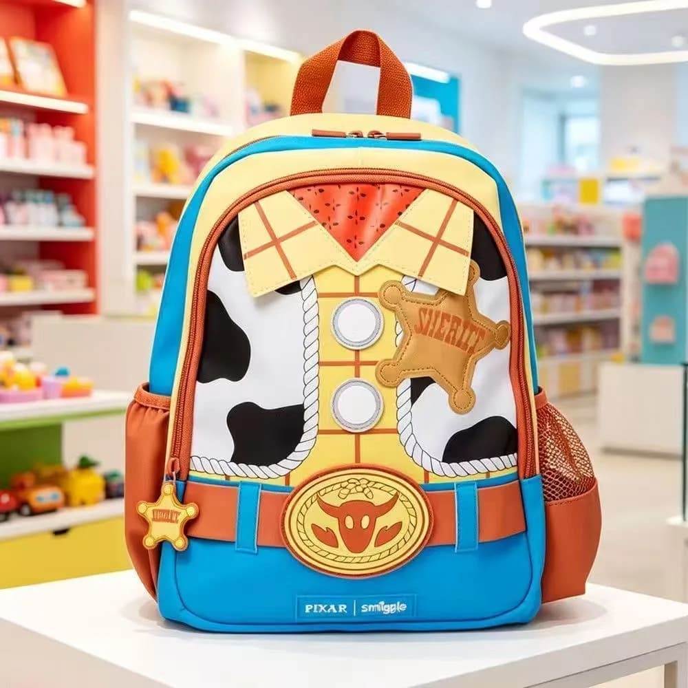 Anime Toy Story Woody Backpack Schoolbag Large-Capacity Storage Bag Multi Functional Decompression Gifts