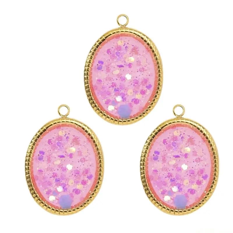 D46E 3 pezzi elegante collana pendente girasole in acciaio placcato oro per donna con tarocchi smaltati e ciondolo a forma