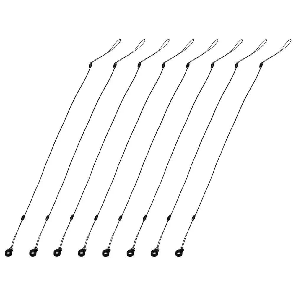 Set di 8 Laccetti Elastici in Silicone per Penne, Supporto Sicuro per Stylus, per Penne Touch e Penne da Disegno, Anti-Smarrimento, Portatile, per Ufficio