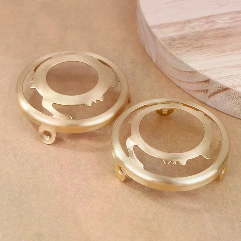 1Pc Prese Light Brass Three Ring Holes E27 E14 Vite Shade Fisso Ring Support Shadow And Hold Connector