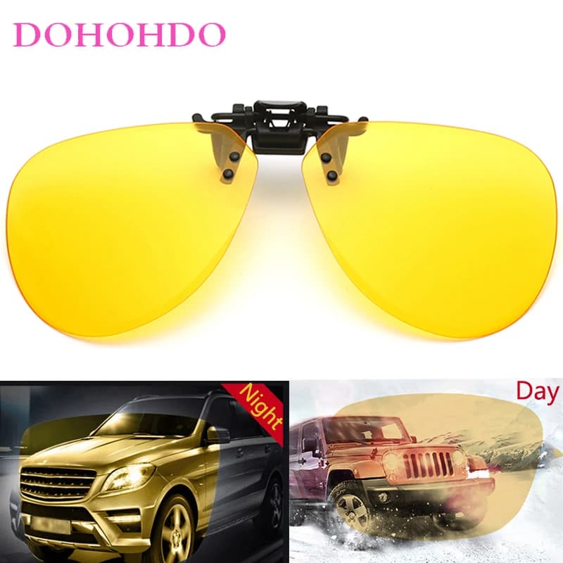 New Polarized Sunglasses Anti-Reflection Design for Women, Clip-On for Men, for Open Sports, Night Guide, Night Vision, UV400 Protection