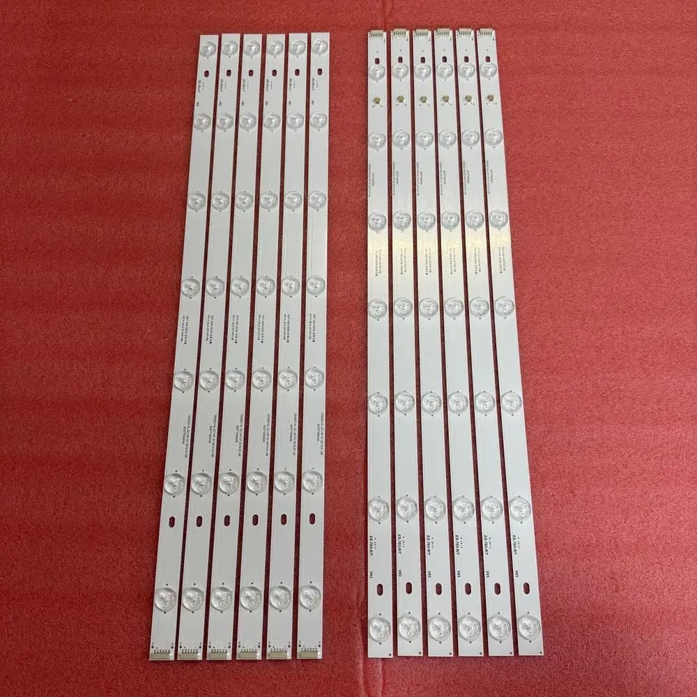 Striscia LED (12) Per LED-5516 AKTV ATE55D1044K GOB5-GSU55 DVB-PMU15509HCATS 303TT550039 ODT-550-0D30 0D55D14R 0D55D14L-ZC14F-07