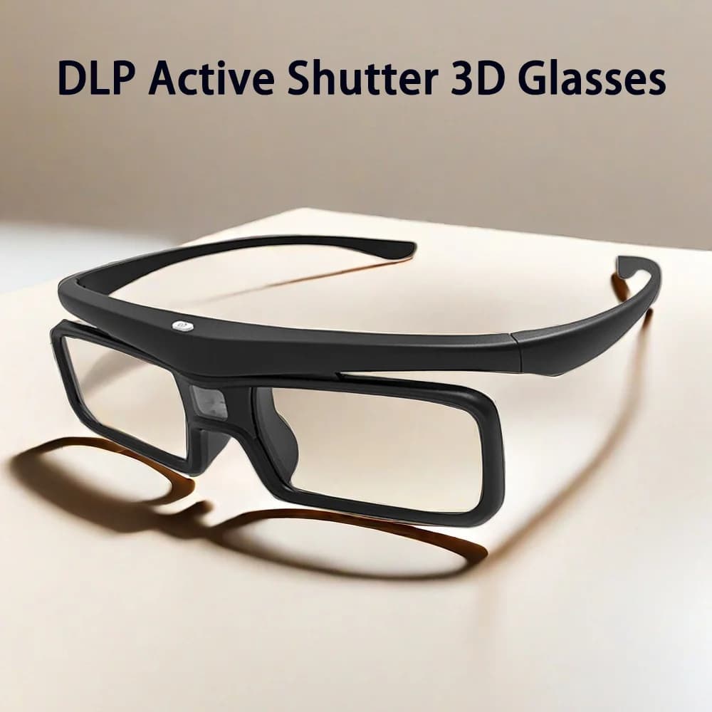 2025 Hot DLP Otturatore attivo Occhiali 3D Occhiali ricaricabili USB per tutti i proiettori DLP Home Cinema Non per tutte le TV Dropshipping