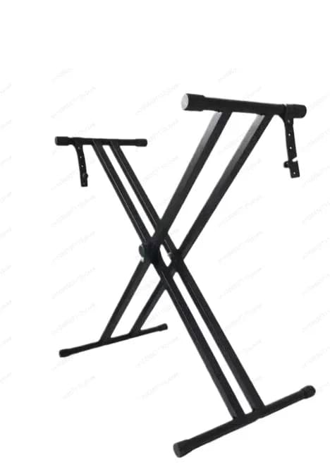 Foldable Dual Layer DJ Controller Stand Adjustable X Frame Laptop Holder Compatible With DDJ XDJ Series Mixer Equipment