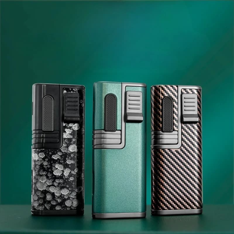 JOBON New Rotatable Nozzle Lighter, Strong Windproof Flame, Gas Cigar Cigarette Lighter, High-end Gift for Men