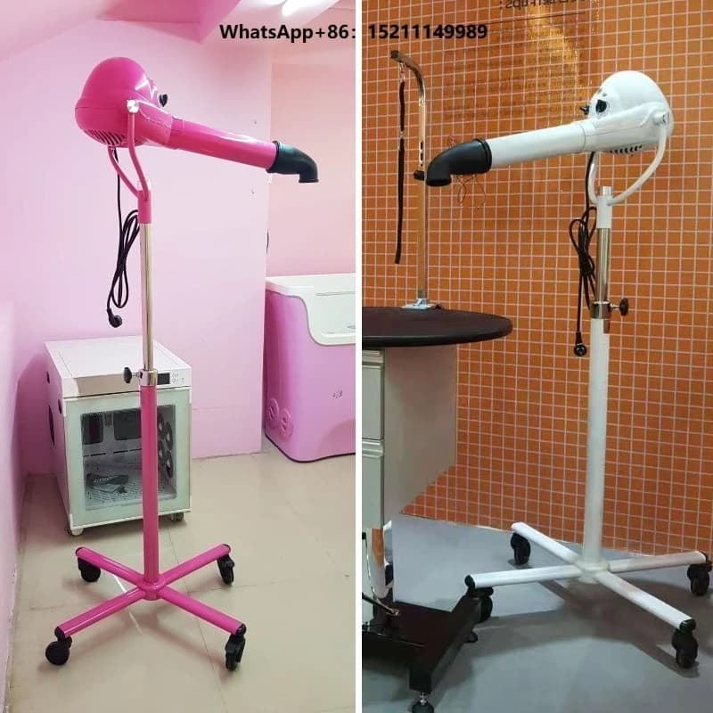 Dog Grooming Blower Pet Water Dryer Four-wheel Mobility Adjustable Luxury Bathroom Stocked Dryer Brushless Motor Adjustable