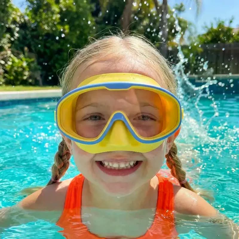 Children's Swimwear with Large Montature, Anti-fog, Waterproof, For Boys and Girls, HD Clear Vision, Swimming Glasses for Coaching