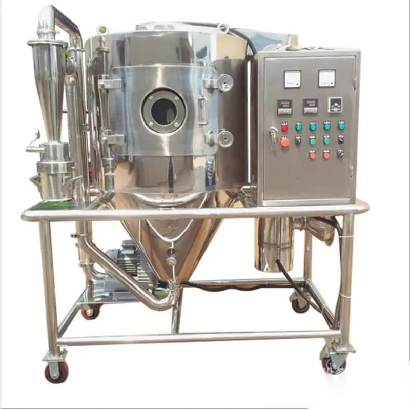 Industrial spray dryer for milk, whey protein, eggs, blood, powders and liquid drinks