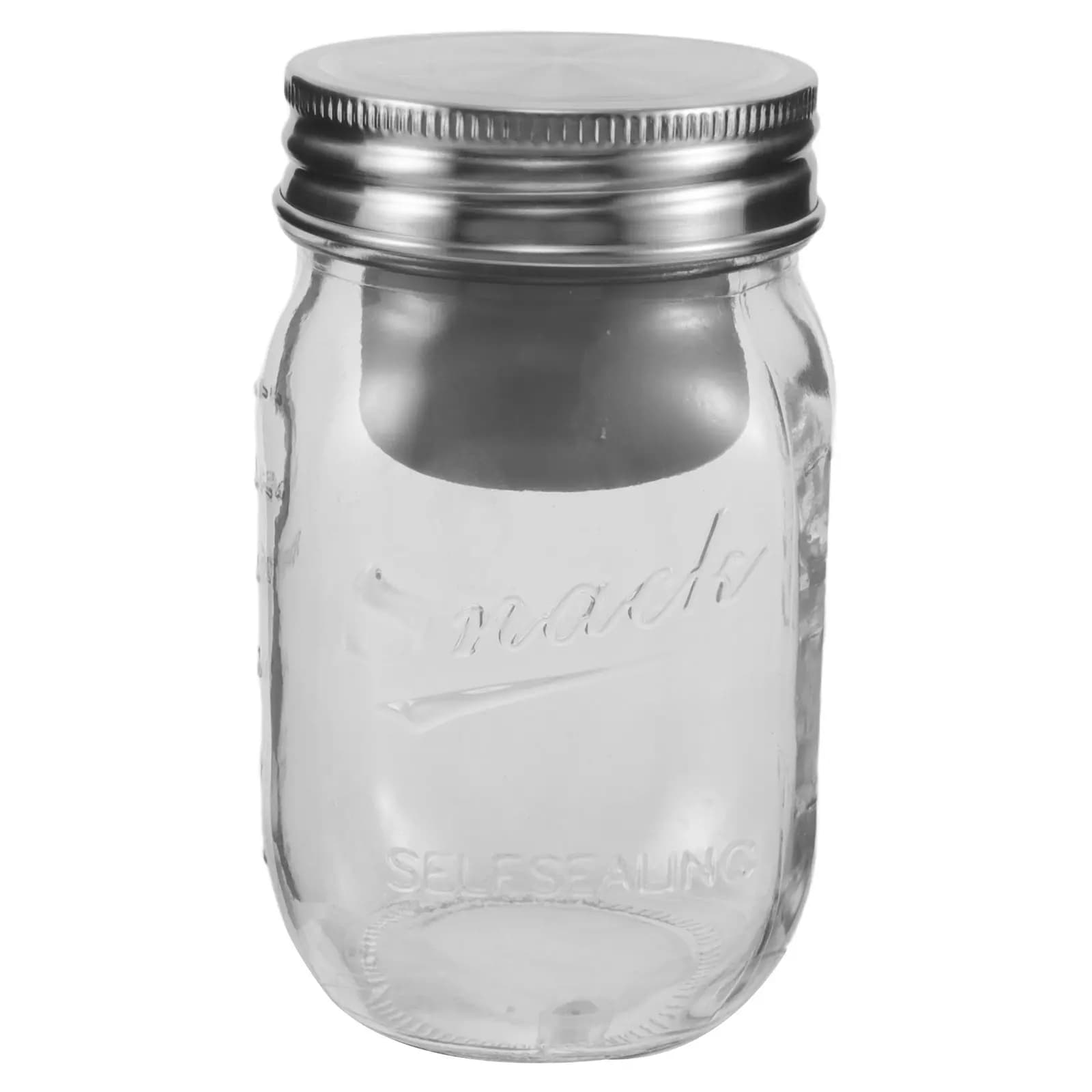 16 Fl Oz Glass Salad Jars Airtight Leakproof Mason Jars for Salad Prep Lunch Travel Meal Storage Container Salads Containers