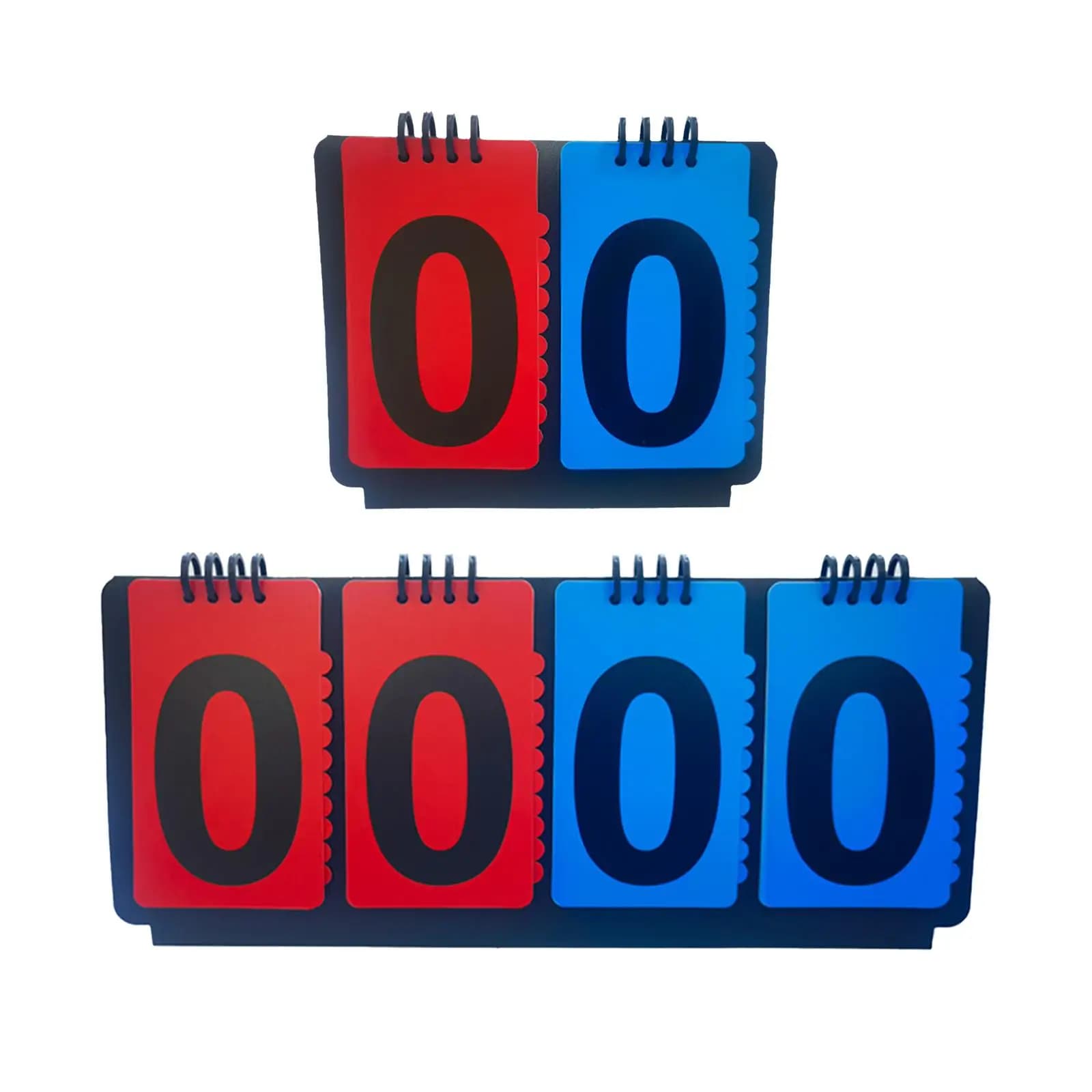 Tabellone segnapunti sportivo segnapunti manuale Flip card contatore di punteggio leggero per allenatori di Baseball pallina da Tennis basket Football