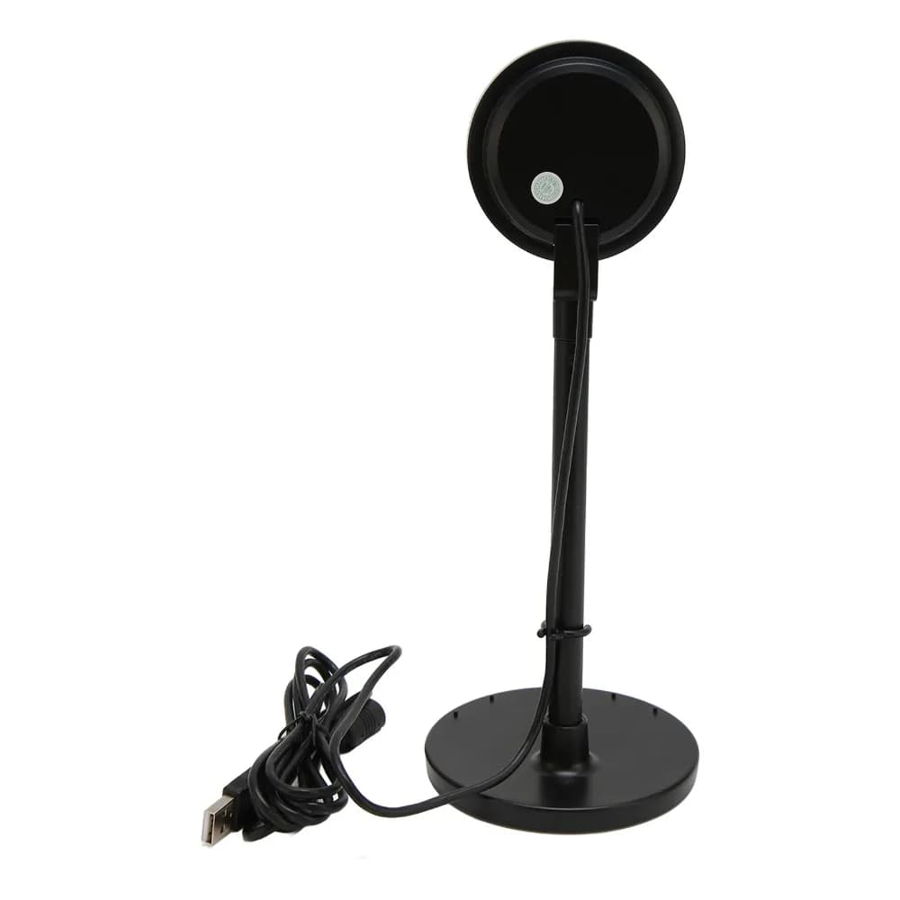 1080P HD Webcam with Fill Light & Phone Holder 3 Adjustable Light Modes Built In Microphone Autofocus Webcam Retractable Pole