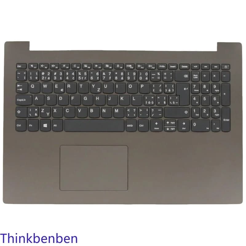 CZ Czech Keyboard Chocolate Upper Case Palmrest Shell Cover For Lenovo ideapad 330 15 IKB IGM AST ISK 5CB0R16538