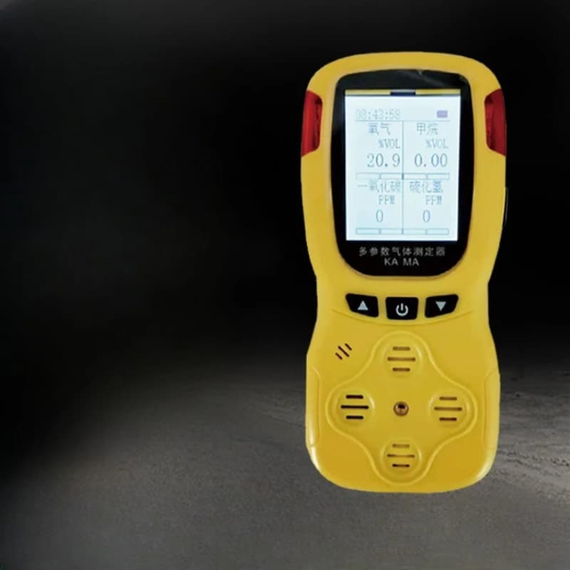 JD4 Tester di gas multiparametrico 4 in 1 Metano Monossido di carbonio Ossigeno Idrogeno Solfuro di carbone Rilevatore di miniera di sicurezza