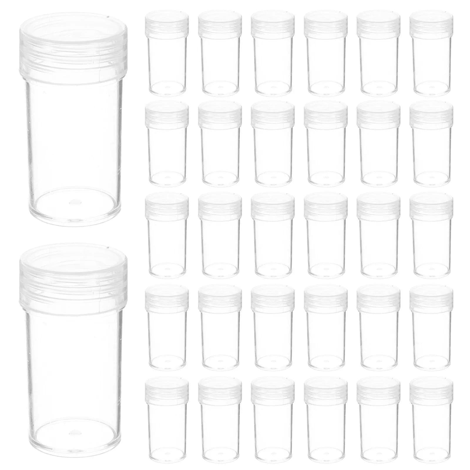 60-Slot Plastic Seed Storage Organizer Transparent Compartment Box with Numbered Labels for Gardening Vegetable Flower Seeds