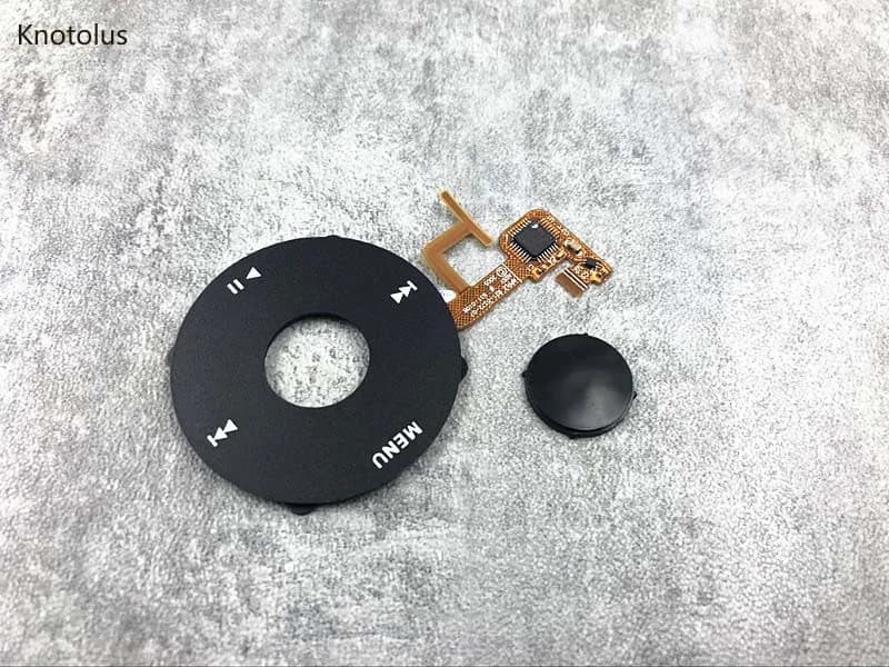 Nero riparazione sostituzione click wheel tasto centrale nero per iPod 5th gen video 30gb 60gb 80gb