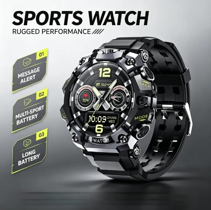 2026 Q668 Android 4G Full Netcom Smartwatch Outdoor Sports Watch Heart Rate Tracker Step Counter Unisex Wristwatch