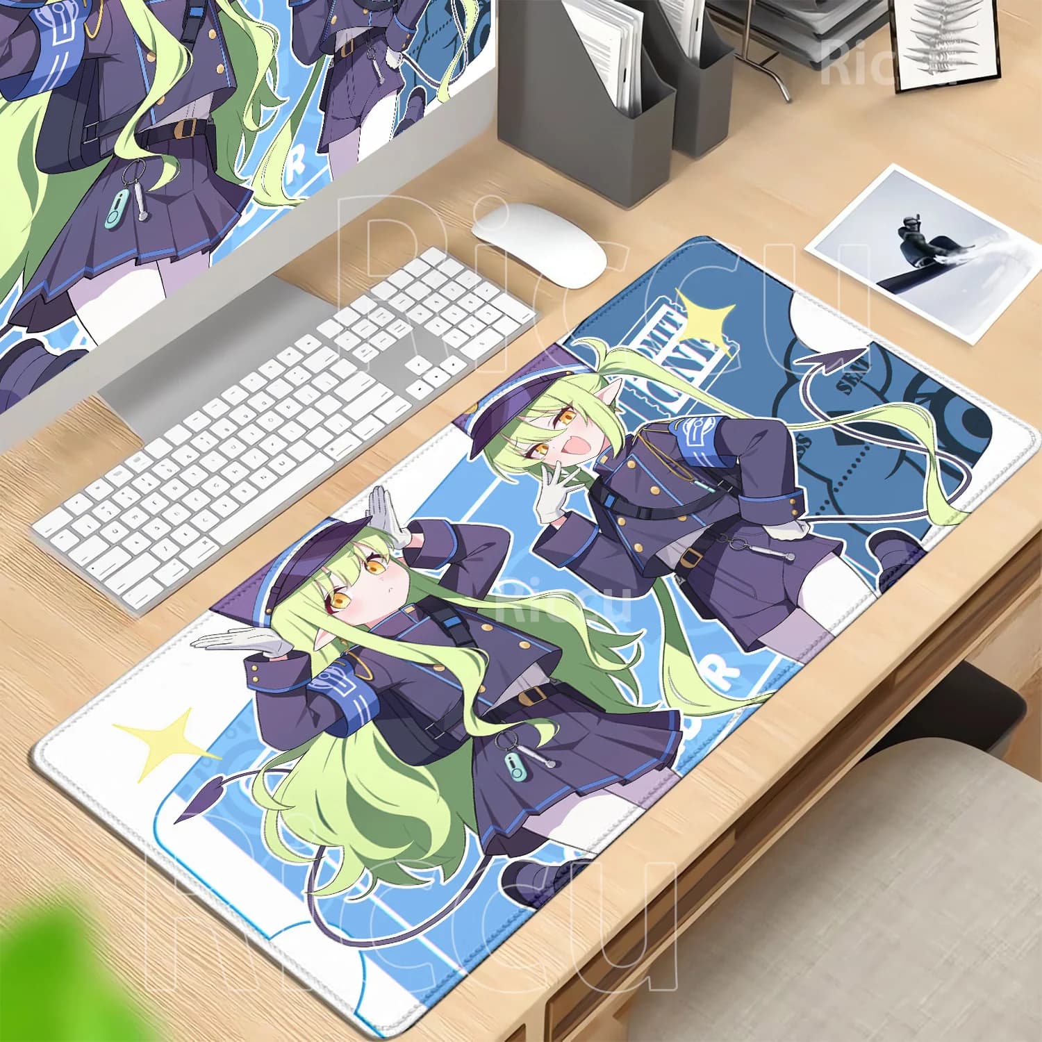 Tappetino per mouse da gioco Blue Archive Highlander Railroad School nozomi hikari Tappetino per mouse con stampa HD antiscivolo Tappetino per tastiera Anime Girl Desk Mat