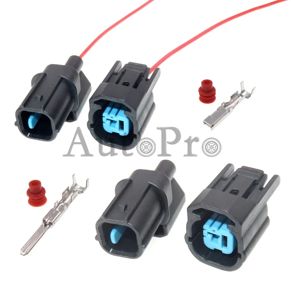 1 Set 1 Hole 6181-0803 Auto Accessories Car Horn AC Assembly Wire Cable Socket For Honda 6189-0591 Automobile Waterproof Plug
